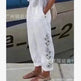 Elegant Cotton And Linen Floral Print Casual Jumpsuit - EX-STOCK CANADA