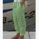 Elegant Cotton And Linen Floral Print Casual Jumpsuit - EX-STOCK CANADA