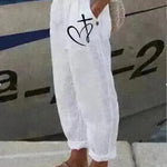 Elegant Cotton And Linen Floral Print Casual Jumpsuit - EX-STOCK CANADA