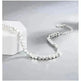Elegant Light Luxury Silver-plated Broken Silver Blessing Card Bracelet - EX-STOCK CANADA