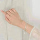 Elegant Light Luxury Silver-plated Broken Silver Blessing Card Bracelet - EX-STOCK CANADA