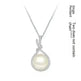 Elegant Natural Shell Pearls White Pearl Pendant Necklace - EX-STOCK CANADA