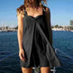 Elegant Solid Color Wide Leg Short Sleeveless Women Jumpsuit Fashionable Short Skirt Casual Jumpsuit for Women - EX-STOCK CANADA