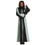 Embroidered Cotton Robe Abaya Dress for Arab Dubai Turkey Middle East Women. - EX-STOCK Canada