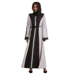 Embroidered Cotton Robe Abaya Dress for Arab Dubai Turkey Middle East Women. - EX-STOCK Canada