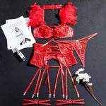 Embroidered Garter Strap Charming Lingerie - EX-STOCK Canada