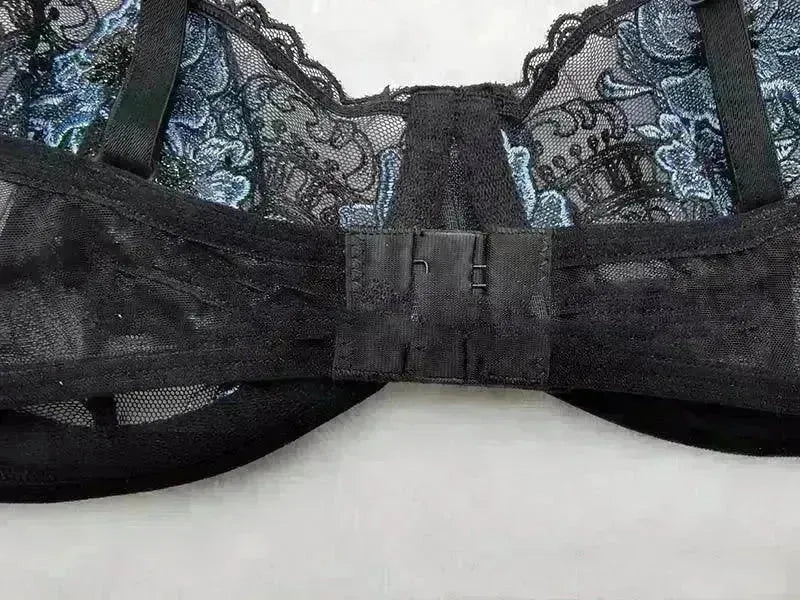Embroidered Lace Sexy Lingerie Temptation Lingerie Set - EX-STOCK CANADA