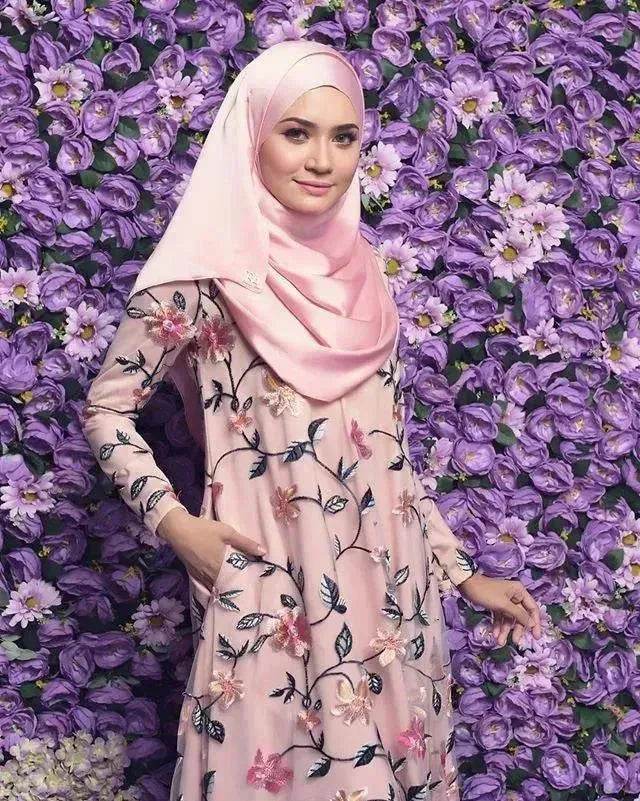 Embroidered Mesh Middle East Turkey Dress - EX-STOCK Canada