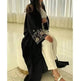 Embroidered Sleeve Loose Cardigan Abaya Dress Robe for Arab Dubai Turkey Middle East Women - EX-STOCK Canada