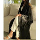 Embroidered Sleeve Loose Cardigan Abaya Dress Robe for Arab Dubai Turkey Middle East Women - EX-STOCK Canada