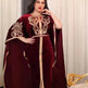 Embroidered Turkish Sequined Gold Velvet Dubai Middle East Women Dress - EX-STOCK Canada