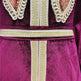 Embroidered Turkish Sequined Gold Velvet Dubai Middle East Women Dress - EX-STOCK Canada