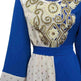 Embroidery Applique Tunic Dinner Party Robe Abaya Dress for Arab Dubai Turkey Middle East Women. - EX-STOCK Canada