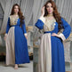 Embroidery Applique Tunic Dinner Party Robe Abaya Dress for Arab Dubai Turkey Middle East Women. - EX-STOCK Canada