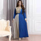 Embroidery Applique Tunic Dinner Party Robe Abaya Dress for Arab Dubai Turkey Middle East Women. - EX-STOCK Canada