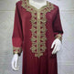 Embroidery Bronzing Lace Jalabiya Abaya Dress for Arab Dubai Turkey Middle Eastern Women - EX-STOCK Canada