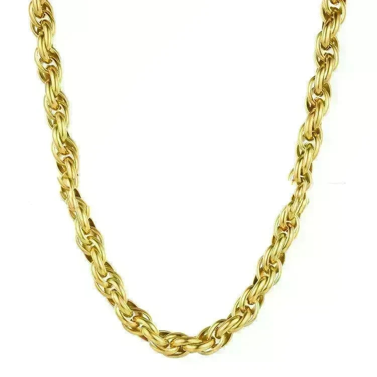 Europe And The United States Popular Exaggerated Hemp Thick Chain - EX-STOCK CANADA