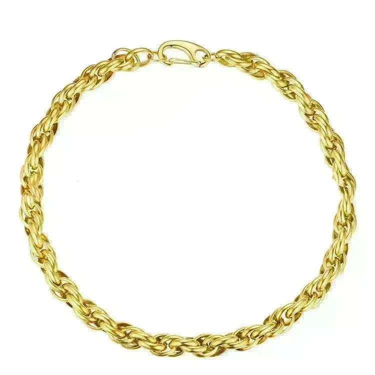 Europe And The United States Popular Exaggerated Hemp Thick Chain - EX-STOCK CANADA