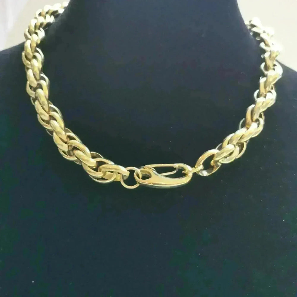 Europe And The United States Popular Exaggerated Hemp Thick Chain - EX-STOCK CANADA