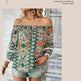 European American Fashion Floral Print Women's Blouse - EX-STOCK CANADA