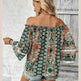 European American Fashion Floral Print Women's Blouse - EX-STOCK CANADA