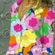 European And American Digital Printed Flowers Lapel Single Breasted Long-sleeved Shirt - EX-STOCK CANADA