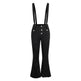 European And American High Waist Strap Casual Flared Jeans Pants - EX-STOCK Canada