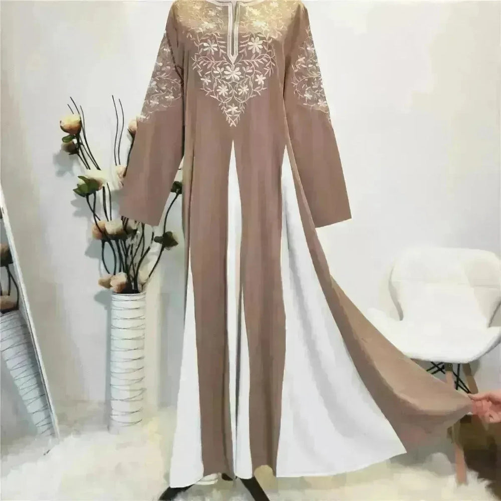 European And American Large Fashion Embroidery Dress - EX-STOCK CANADA