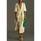 European And American Spring And Summer Casual Puff Sleeve Dress Loose Vacation Midi Dress - EX-STOCK CANADA