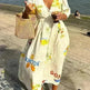 European And American Spring And Summer Casual Puff Sleeve Dress Loose Vacation Midi Dress - EX-STOCK CANADA
