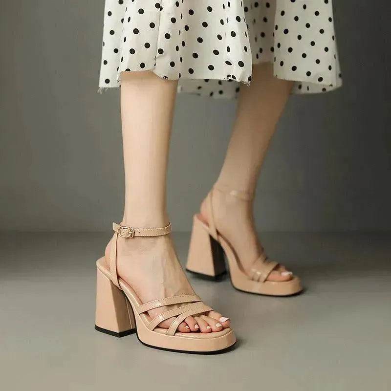 European And American Style Roman High Heels Fashion Women's Shoes - EX-STOCK Canada