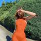European And American Style Women Yoga Slim Rib Sleeveless Sports Jumpsuit - EX-STOCK CANADA
