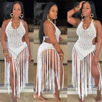 European And American Woven Two-Wear Method Fringed Beach Skirt - EX-STOCK Canada