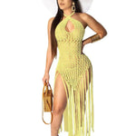 European And American Woven Two-Wear Method Fringed Beach Skirt - EX-STOCK Canada