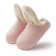 EVA Autumn And Winter Poop Feeling Plus Size Couple Waterproof Non-slip Warm Home Cotton Slippers - EX-STOCK Canada
