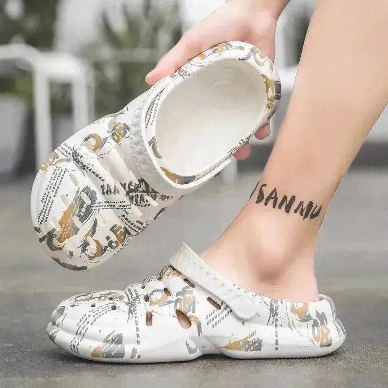 Eva Men's Summer Outer Toe Croc Half Slide Slippers - EX-STOCK Canada