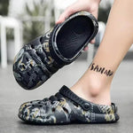 Eva Men's Summer Outer Toe Croc Half Slide Slippers - EX-STOCK Canada