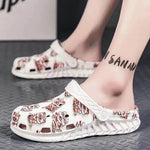 Eva Men's Summer Outer Toe Croc Half Slide Slippers - EX-STOCK Canada