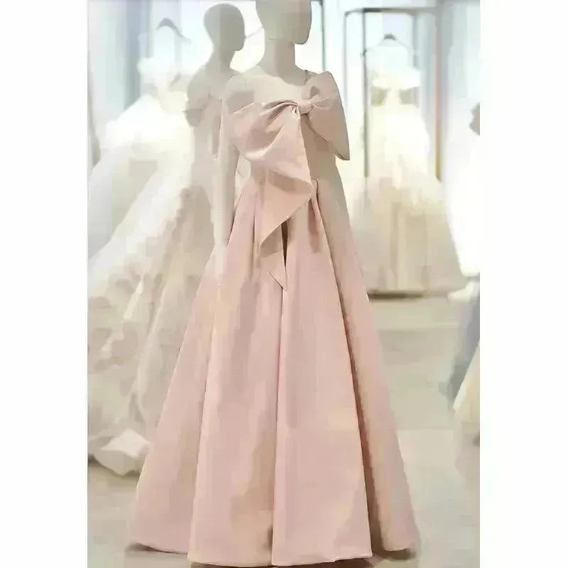 Evening Gown Bride Engagement Dress French Bridesmaid Dress - EX-STOCK CANADA