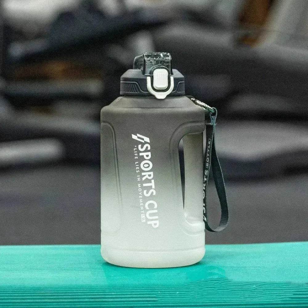 Extra Large Capacity Cup With Straw Fitness Sports Water Bottle Fitness Big Bottles - EX-STOCK Canada