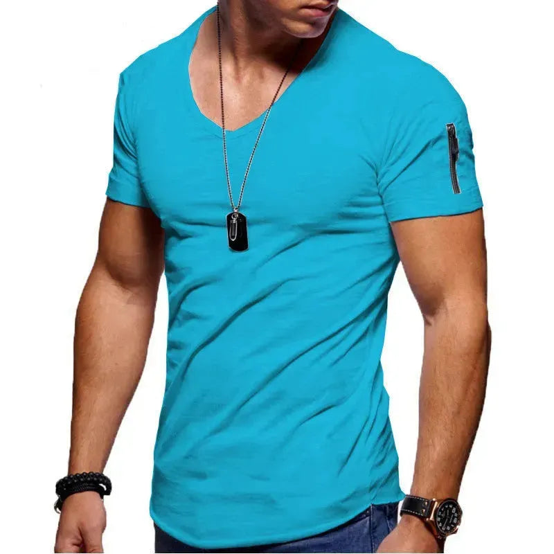 Men's Short Sleeve Cotton Casual Polo T shirt - EX-STOCK CANADA