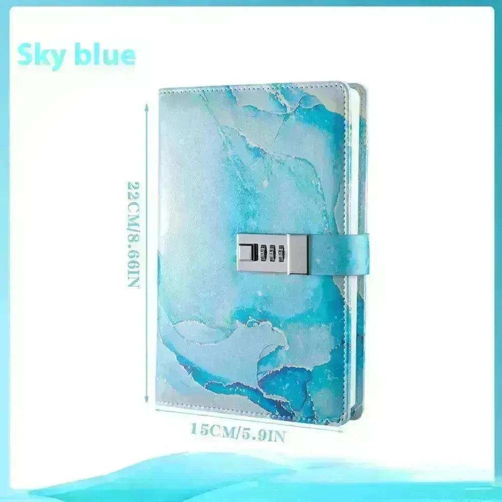 A5 Password-protected Noteboy Diary With Lock Creative Trend Journal Book Student Smart  Notepad Stationery Leather Notebook - EX-STOCK CANADA