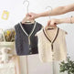 Children Knitted Chunky Sweater Outwear Vest kids - EX-STOCK CANADA