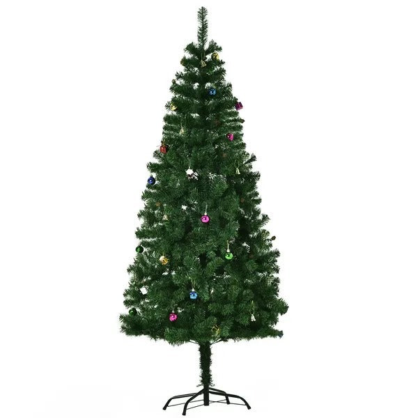 6ft Green Christmas Tree Artificial Xmas Holidays Party With Decoration Ornament EX-STOCK Canada 