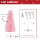 4FT Artificial Christmas Tree Holiday Xmas Holiday Pencil Tree Decoration With Automatic Open For Home Party EX-STOCK Canada 