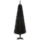6 Pencil Christmas Tree, Slim Artificial Xmas Tree With Realistic Branches, Sturdy Metal Stand, Black EX-STOCK Canada 