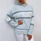 Winter Snowflake Sweater Fashion Half Turtleneck Pullover Knitted Tops Women's Christmas Clothing EX-STOCK Canada 