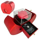 Fashion Jewelry Box Red Apple Christmas Gift Necklace Eternal Rose For Girl Mother's Day Valentine's Day Gifts With Artificial Flower Rose Flower Jewelry Box - EX-STOCK CANADA