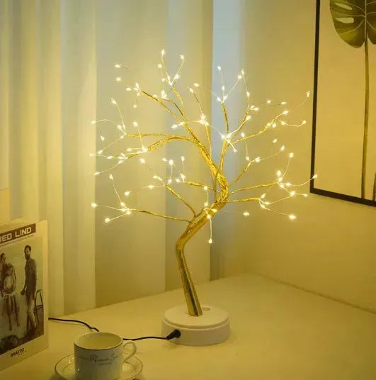 Led Copper Wire Light Bedroom Desk Table Light - EX-STOCK CANADA