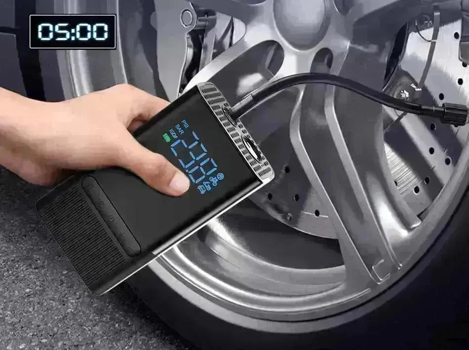 Inflatable Pump Air Compressor For Bicycle Car Boat Tire Inflator Portable Rechargeable - EX-STOCK CANADA
